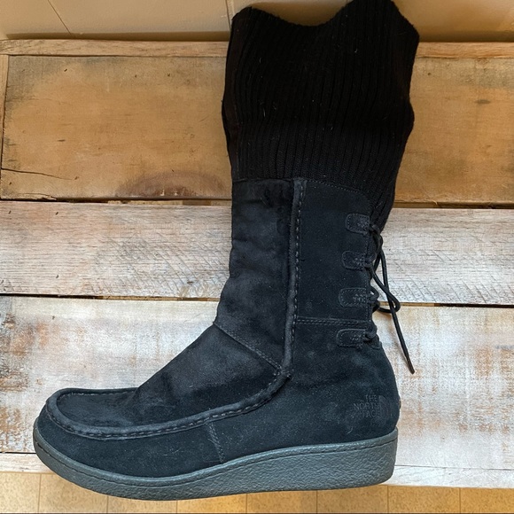 Alana Black Suede Primaloft Roll 
